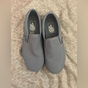 Vans Classic Slip-On Womens sz: 8.5 Color: Mono Blue